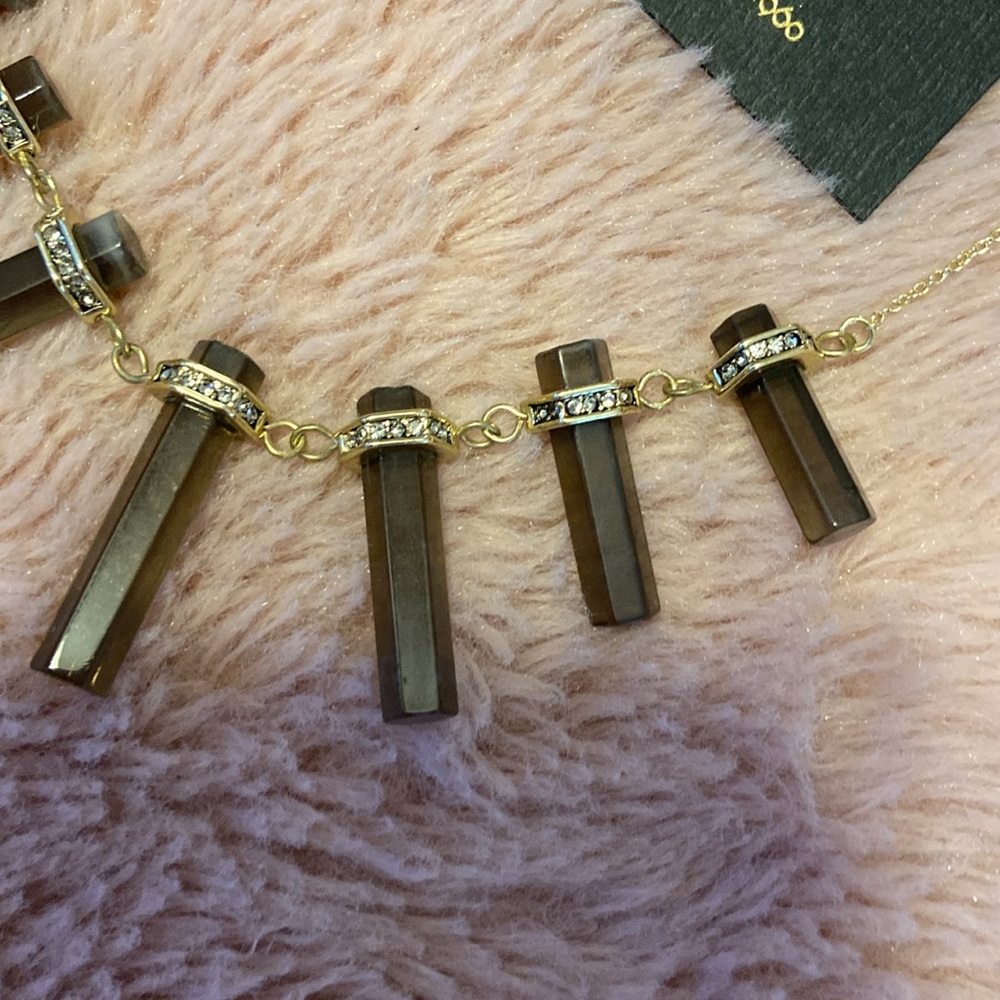 NWT HOUSE OF HARLOW CRYSTAL NECKLACE - Picture 4 of 5